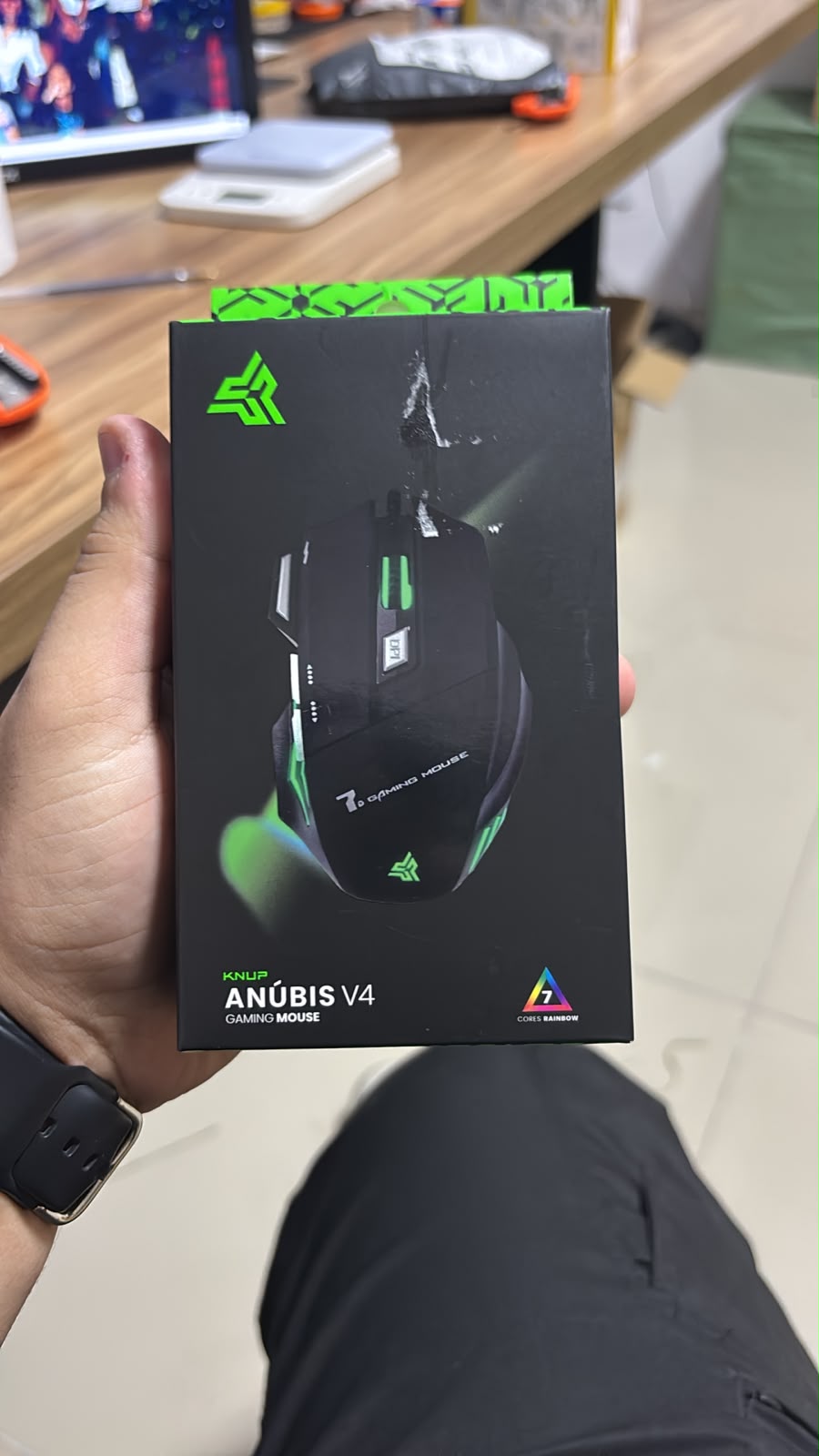 MOUSE GAMER ANÚBIS V4