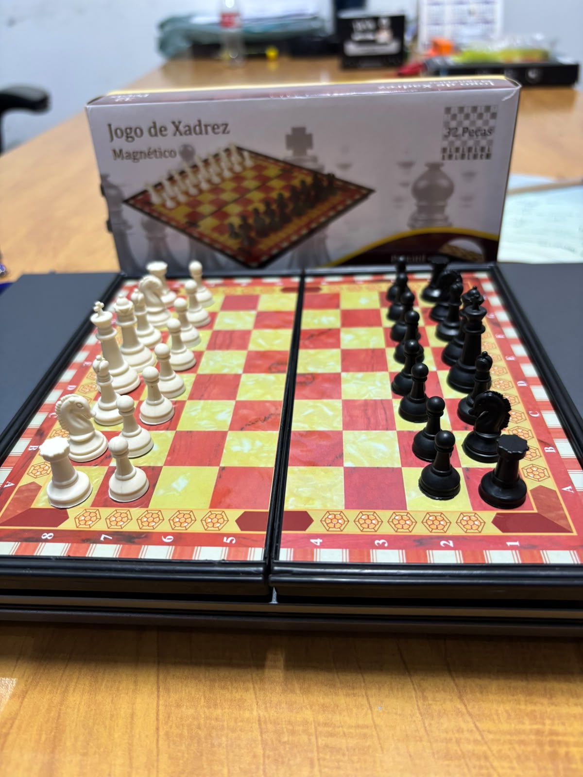 Jogo Xadrez 32 Peças Magnetico