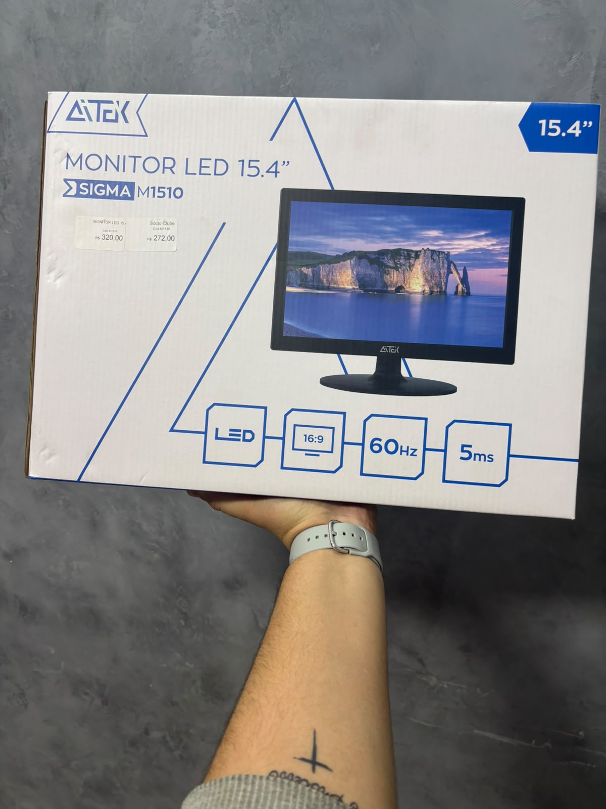 MONITOR LED 15.4