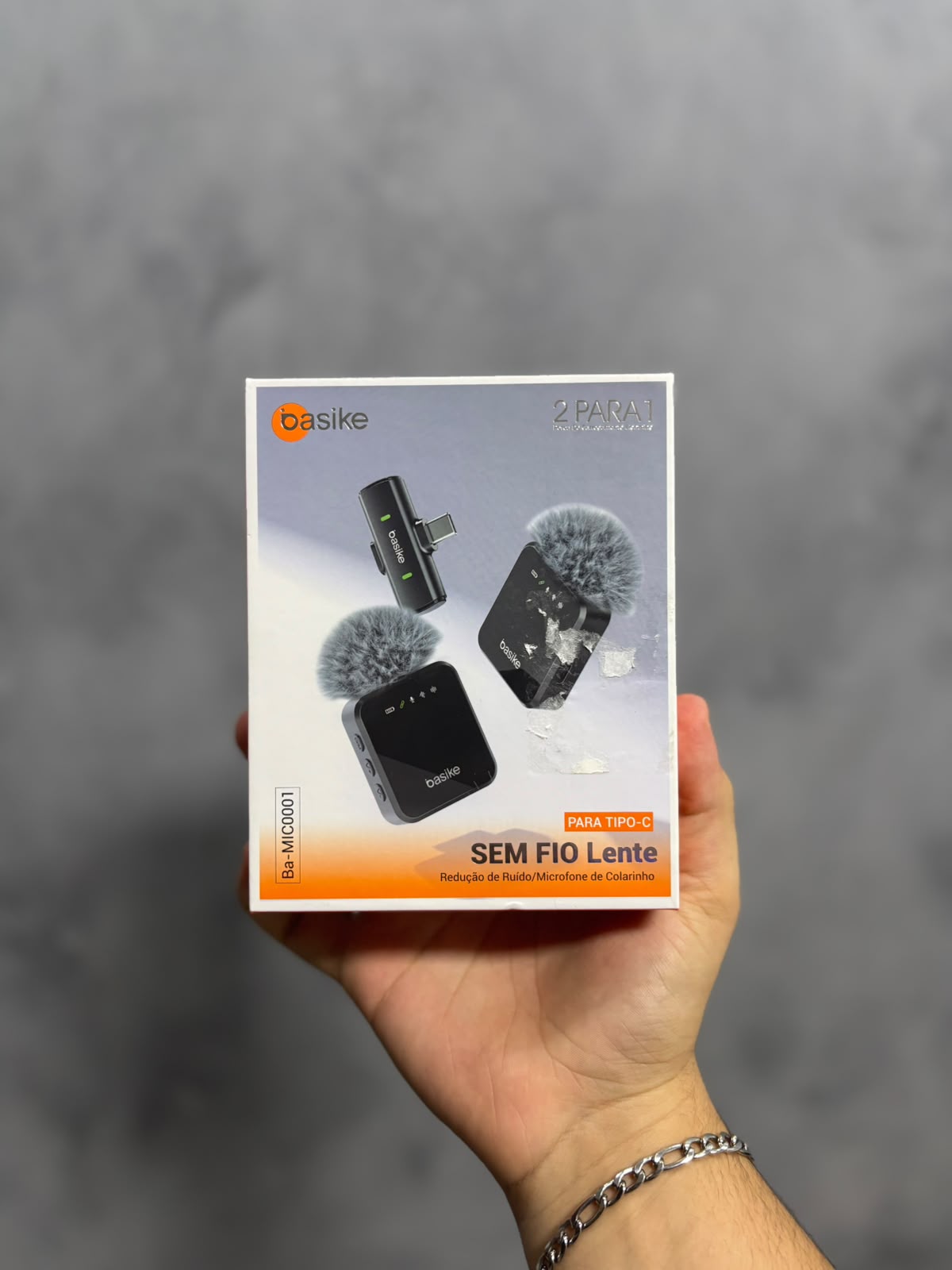MICROFONE LAPELA SEM FIO