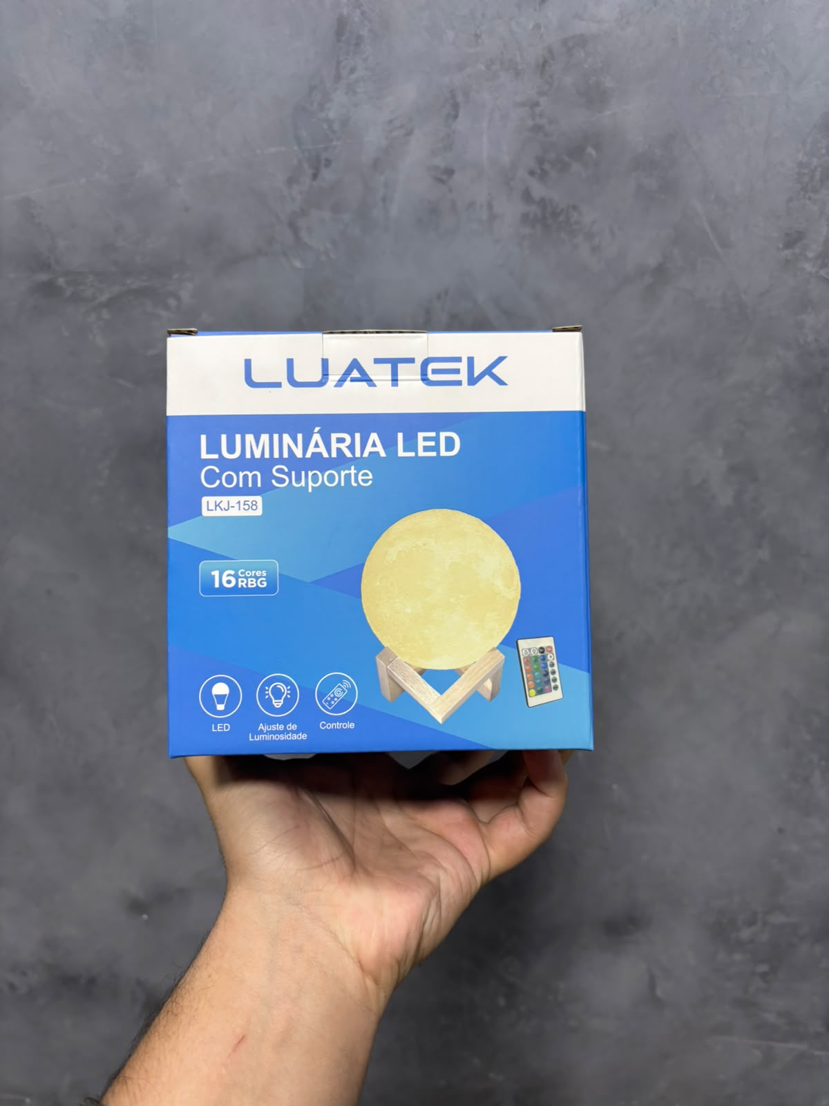 Luminaria Lua C/ Suporte