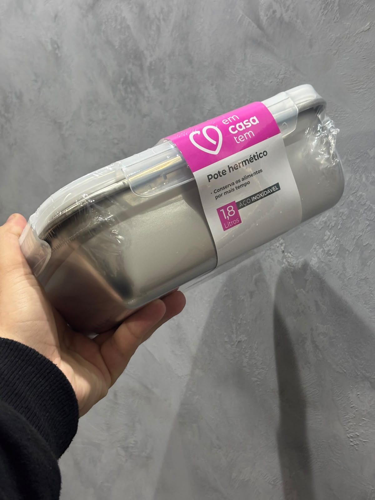 POTE HERMÉTICO AÇO INOX  1,8L