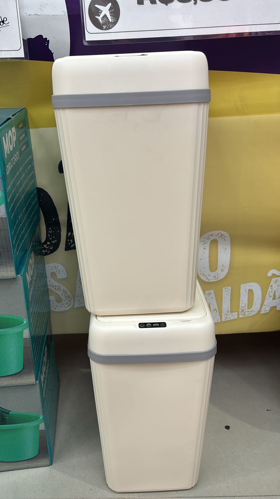 Lixeira Automática 15 Litros Com Sensor Abre E Fecha Sozinha