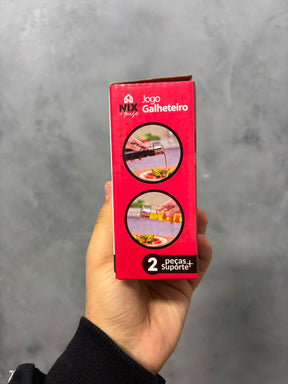 Galheteiro 2Pçs De Plastico E Vidro