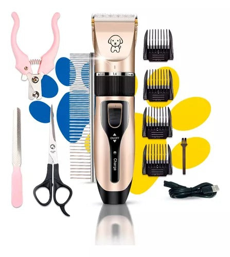 Kit Máquina de Tosa Pets Profissional