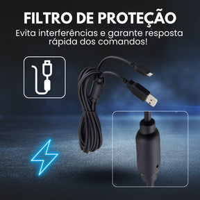 Cabo Carregador Para Controle Ps4 Micro Usb V8 Resistente