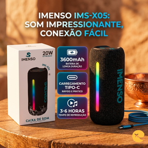 CAIXA DE SOM IMENSNO X05 EXTRA BASS