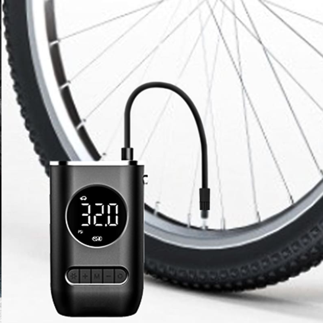 Calibrador Compressor Digital Portátil Sem Fio – Para Carro, Moto e Bike