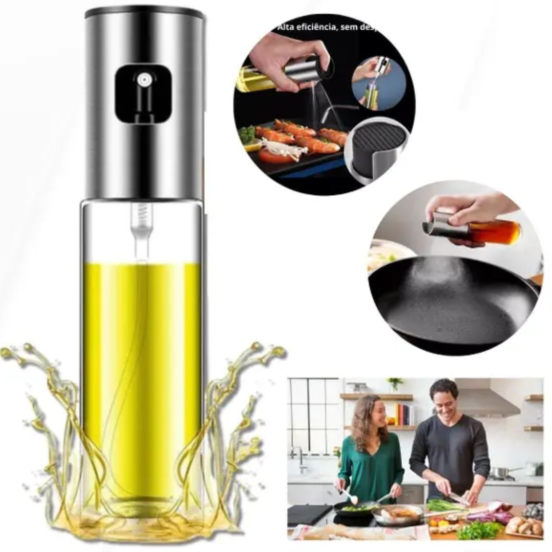 Chef Spray – Borrifador de Azeite, Óleo, Vinagre e Temperos