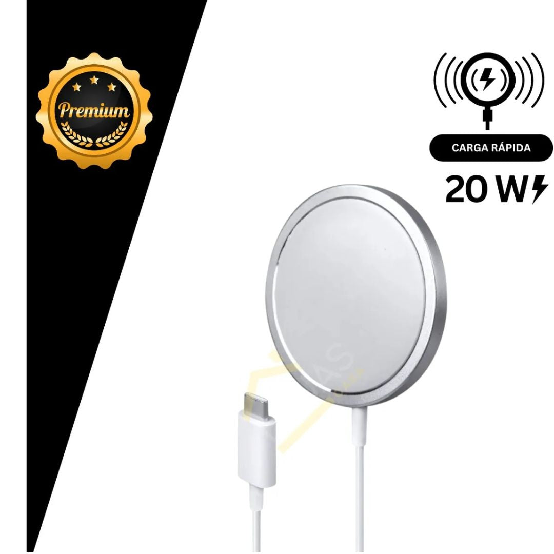 Carregador MagSafe LE 874 20W para iPhone – Carregamento Rápido e Sem Complicação!
