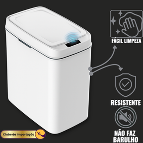 Lixeira Automática 15 Litros Com Sensor Abre E Fecha Sozinha