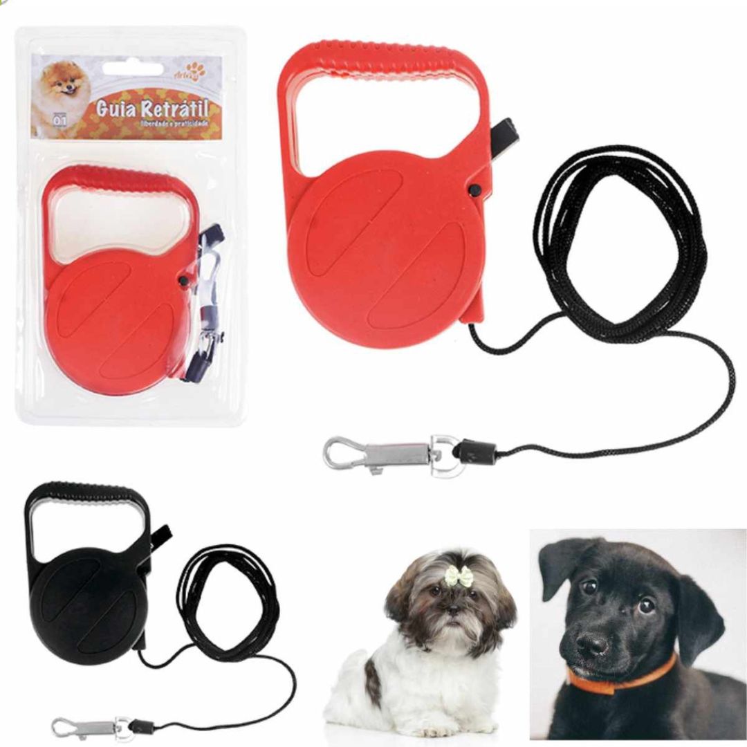 Guia Retrátil 3M Para Cães e Gatos – Liberdade e Segurança em Cada Passeio!