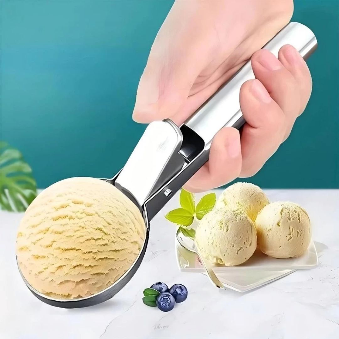 Colher de Sorvete IcePro Inox – Sirva com Praticidade e Estilo!