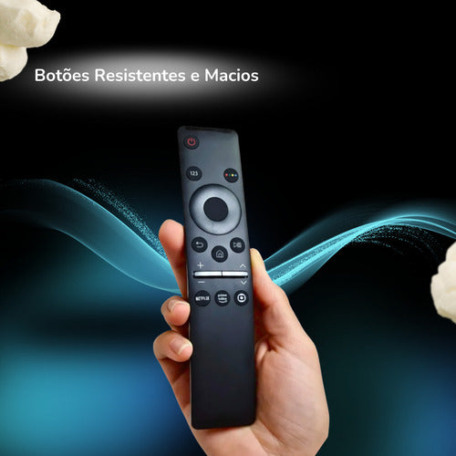 Controle Universal Para Tv Samsung Smart 4k Led Lcd 3d Todos Preto - Preto