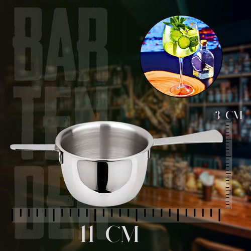 Dosador Inox Para Bebidas 50ml Bar Cozinha Profissiona Drink