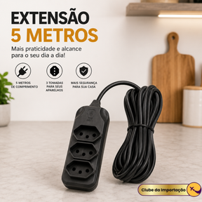 EXTENSÃO 5M PRETA