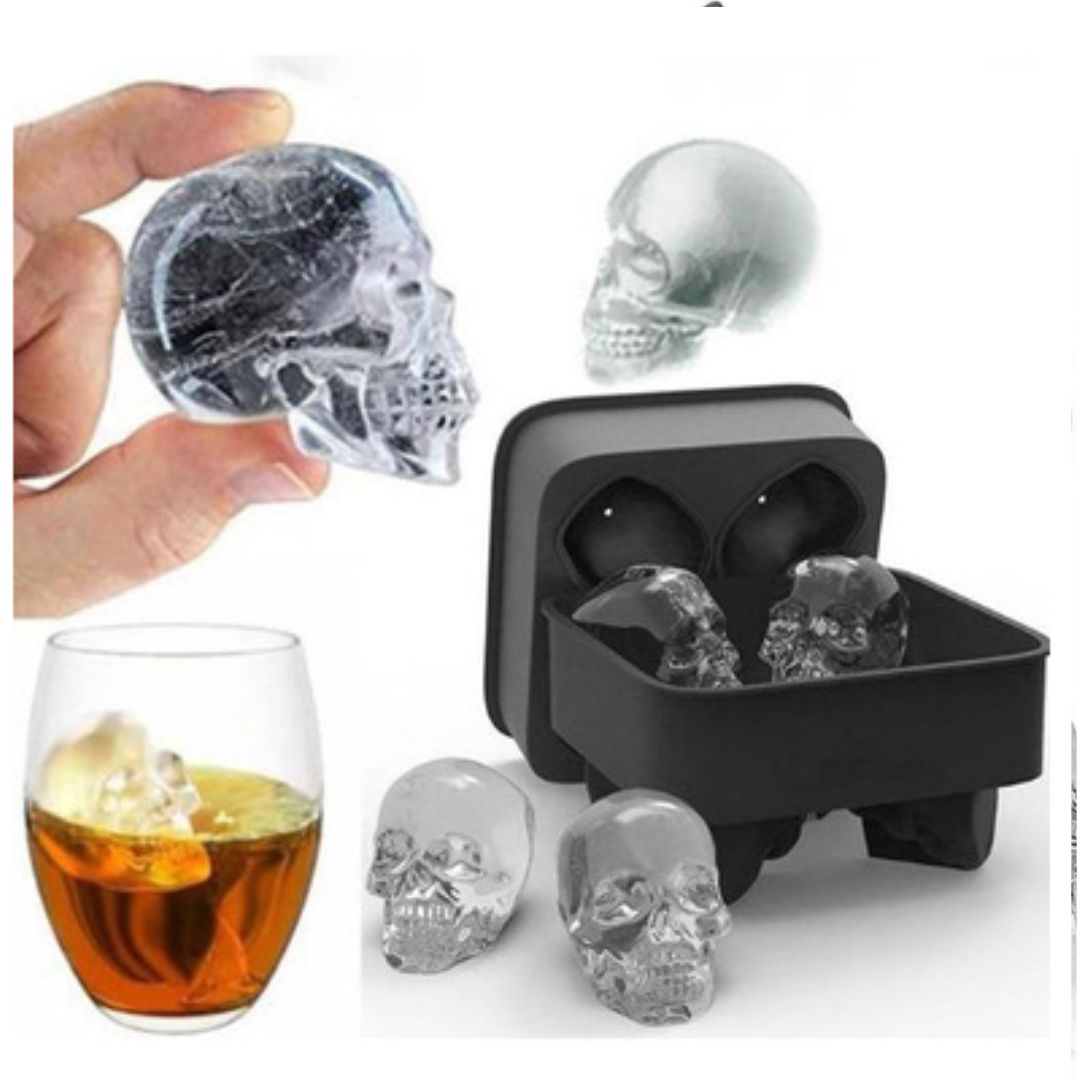 Forma de Gelo Caveira – Estilo e Criatividade em Cada Drink!