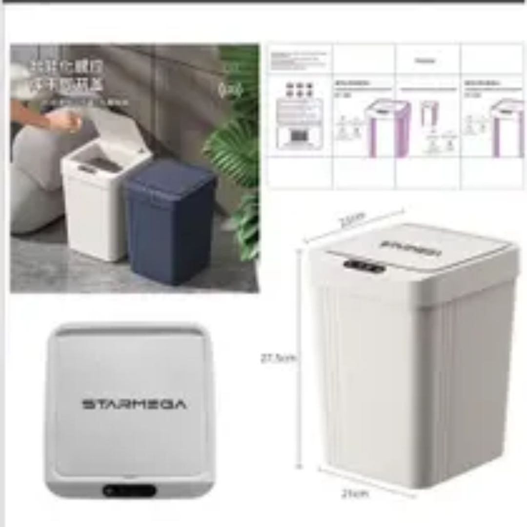 Lixeira Automática 13 Litros com Sensor – Tecnologia e Higiene no Seu Dia a Dia!