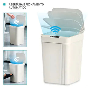 Lixeira Automática 13 Litros com Sensor – Tecnologia e Higiene no Seu Dia a Dia!