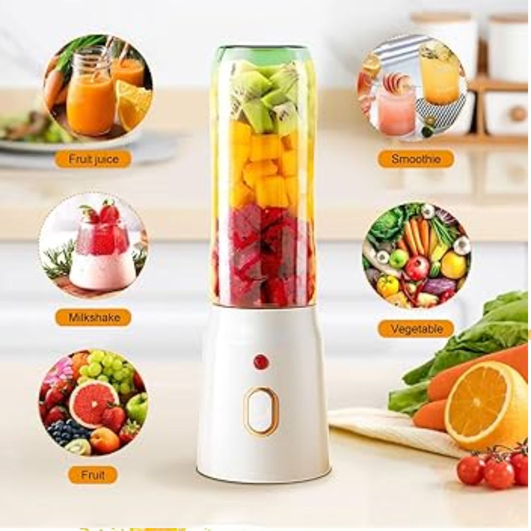 Mixer Portátil USB Recarregável para Bebidas Instantâneas