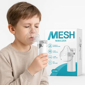 Inalador Nebulizador com 2 Máscaras de Silicone – Infantil e Adulto