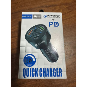 Carregador Veicular Quick Charger 55W – Potência Máxima em Qualquer Viagem!