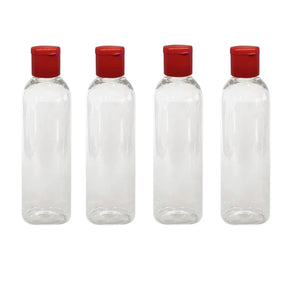 Kit 4 Frascos Para Viagem Shampoo Creme Sabonete 60ml