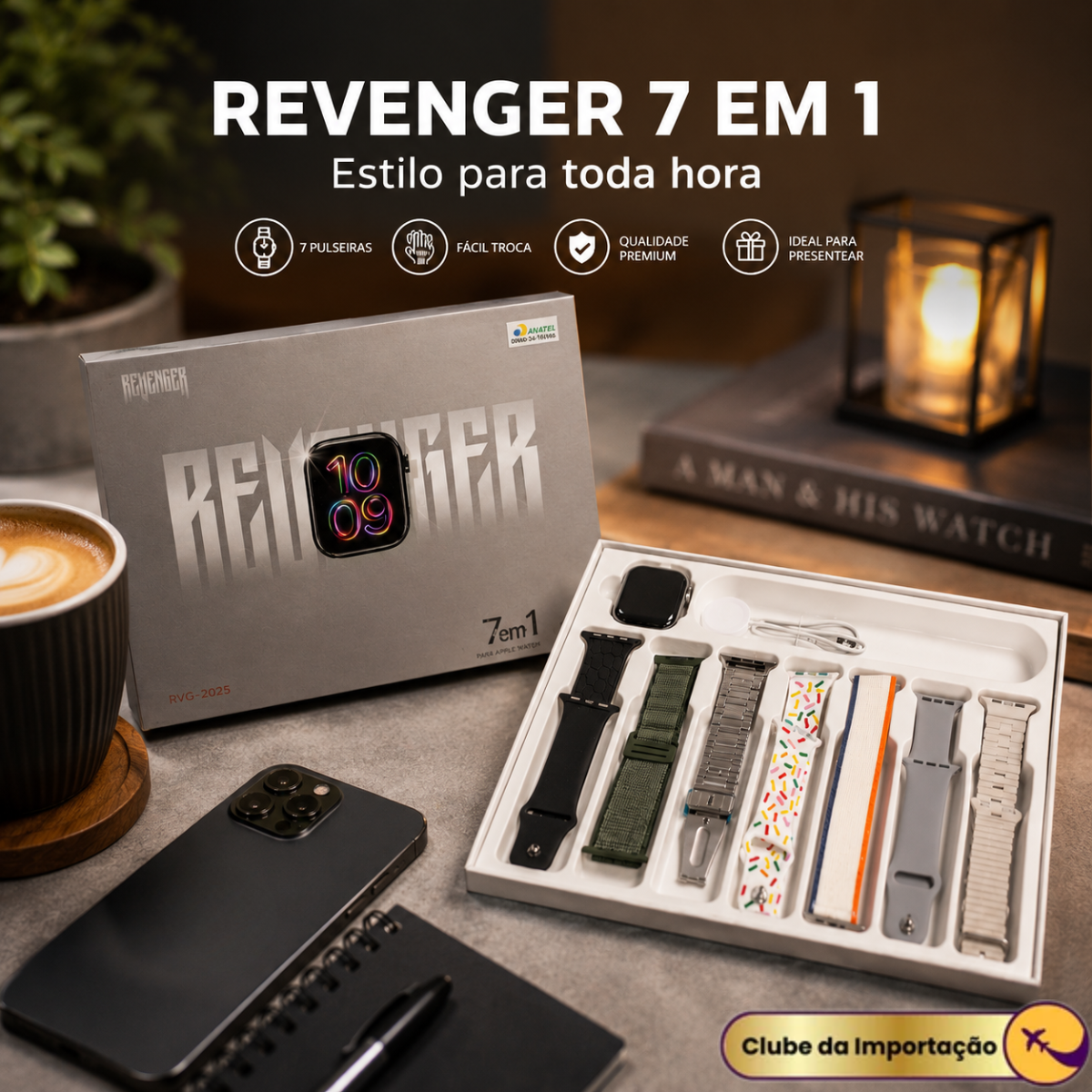 SMARTWATCH REVENGER 7+1 RG-W63