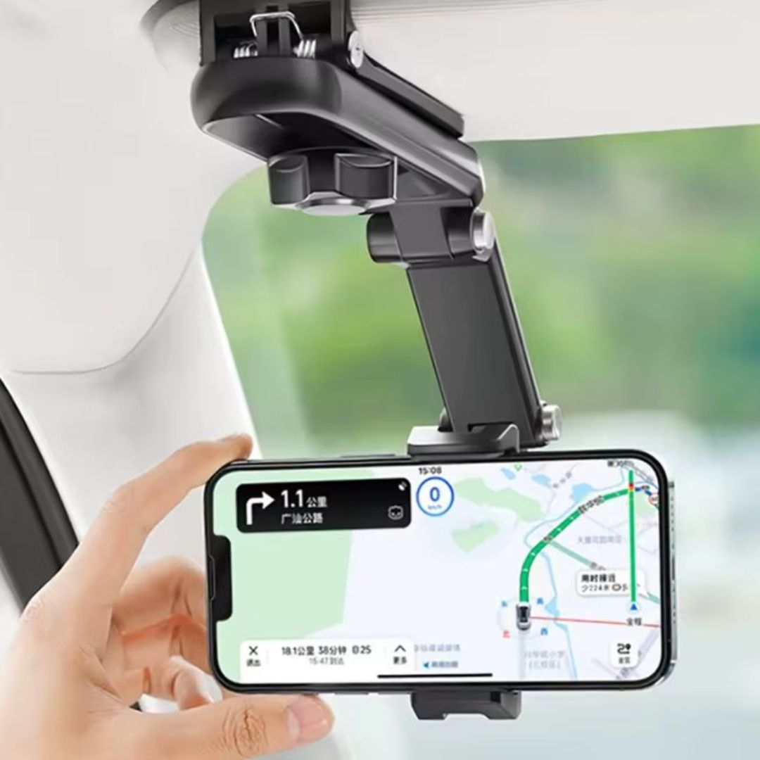 Suporte De Celular Para Quebra Sol Do Carro Rotação 360°