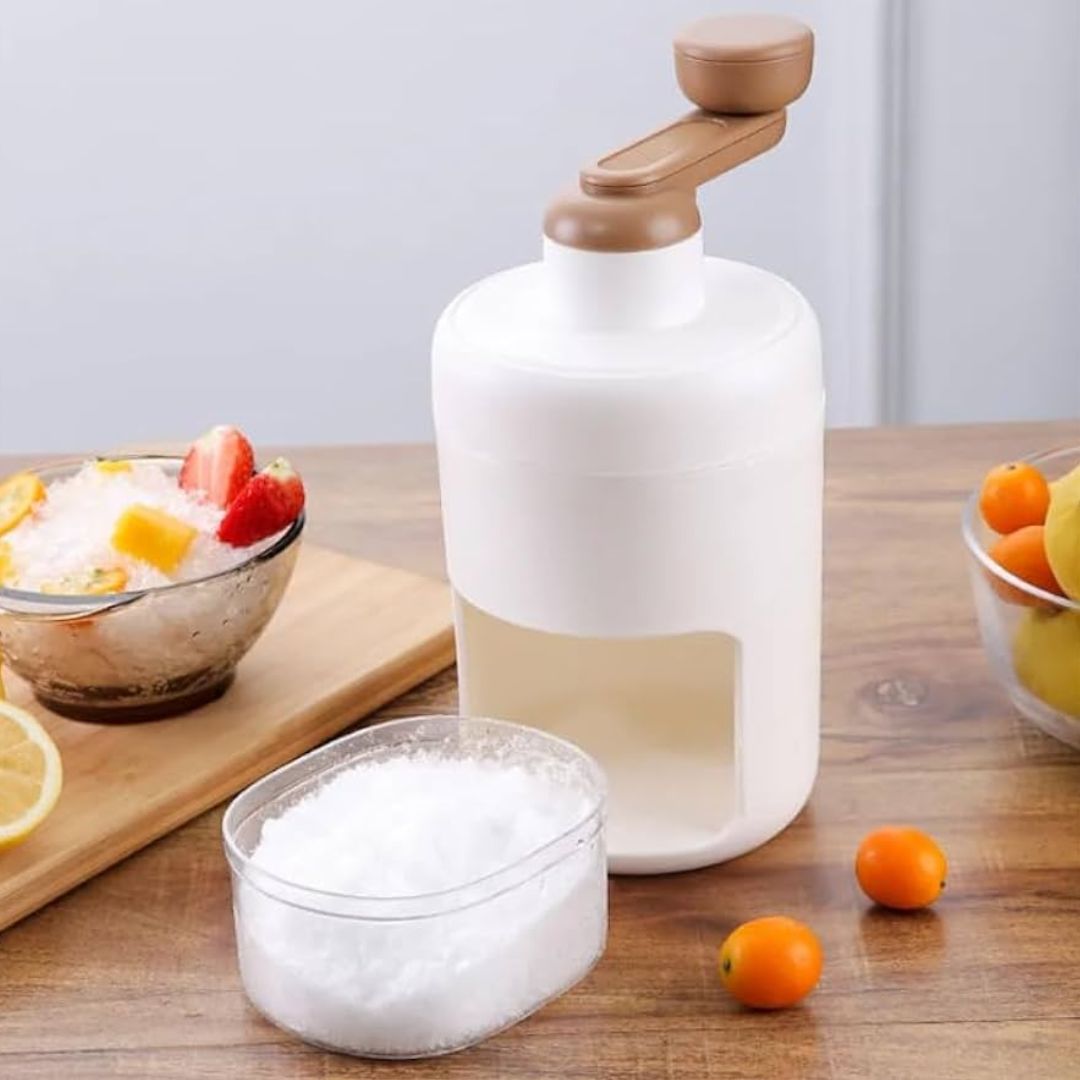 Processador Manual Multiuso para Gelo, Frutas e Raspadinhas