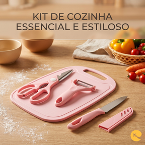 UTENSILHO COZINHA 4 PC 3 COR