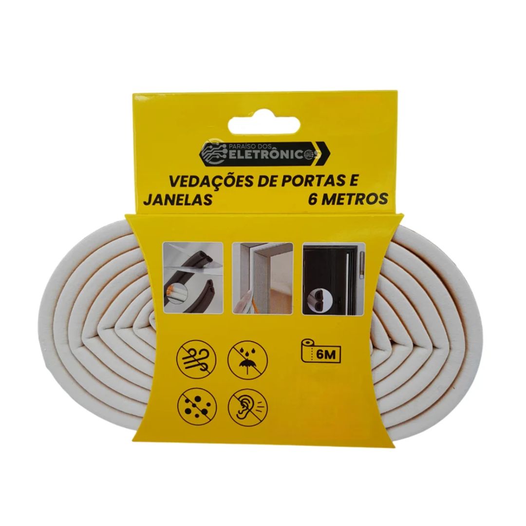 Fita Vedadora ProSeal – Conforto e Proteção para Portas e Janelas!